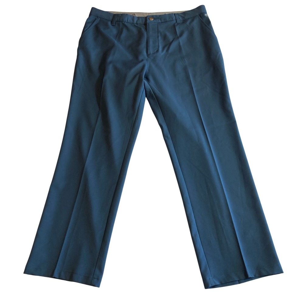 Adidas Ultimate365 Golf Pants Mens 34x30 (Fit‎ 34x28) Blue Straight Primegreen